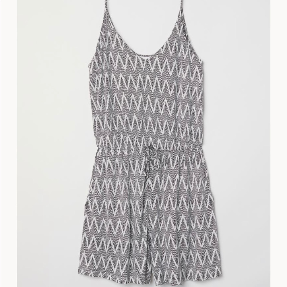 H&M patterned soft romper